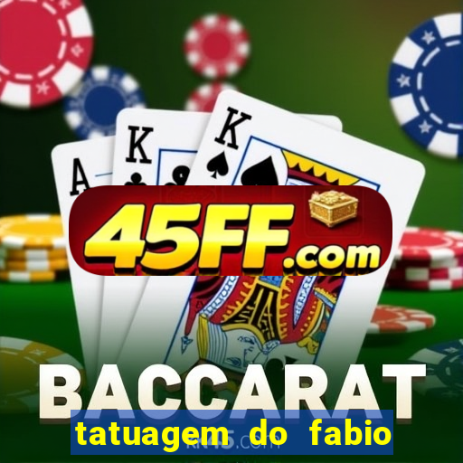 tatuagem do fabio goleiro do cruzeiro